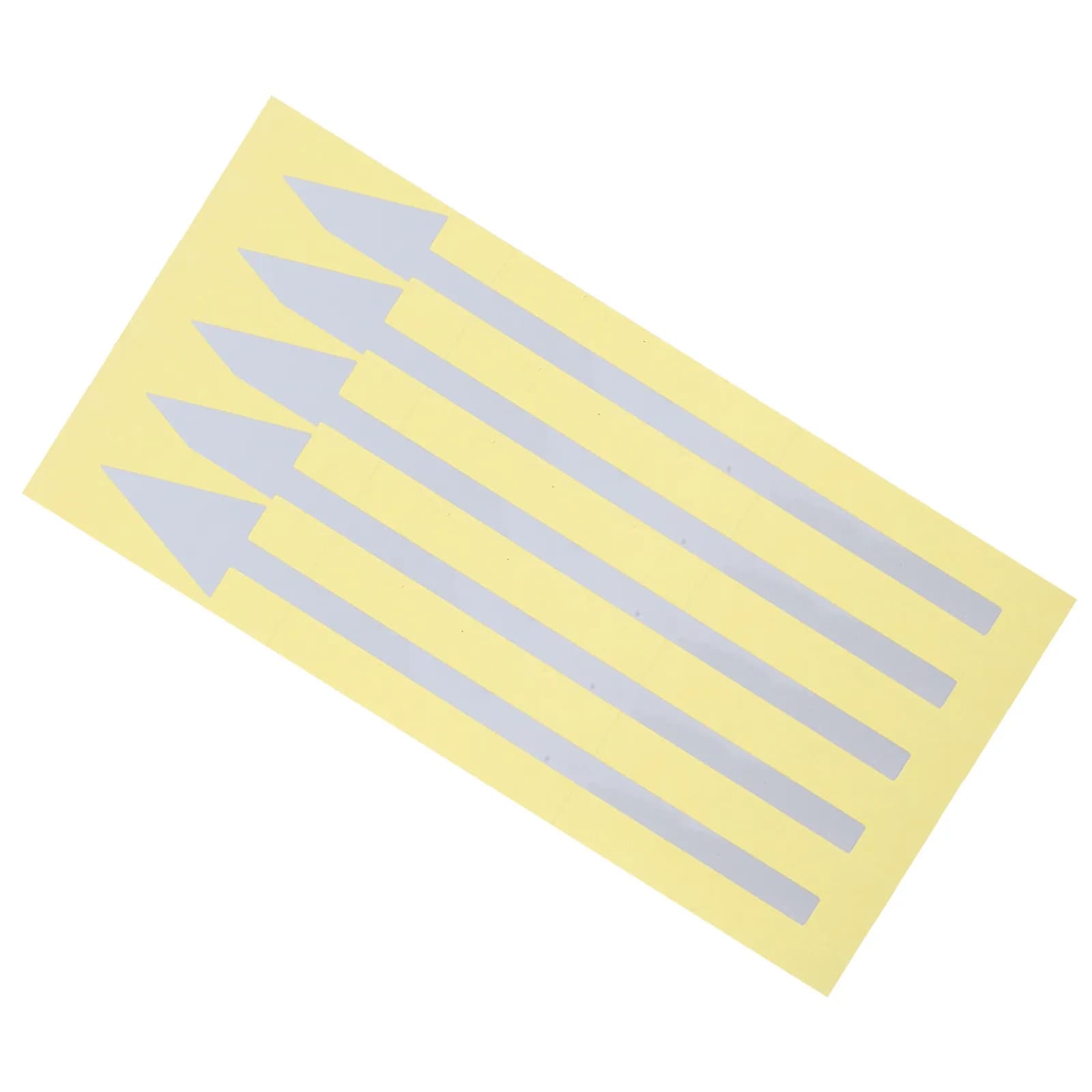 Reflective Arrow Stickers 5 Pack Large Waterproof Self Adhesive Outdoor Mailbox Directional Decals Night Use