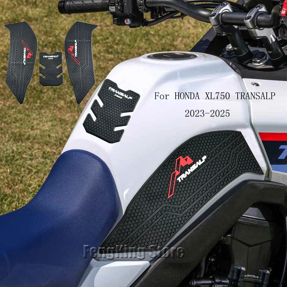 Side Protective Stickers for Tank Fuel, Decalcomanie Antiskid for Knee, HONDA XL 750 TRANSALP XL750 2023 2024 2025