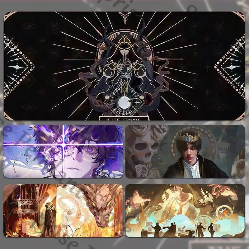 Tappetino per mouse Ambitus Anime Lord of Mysteries Tappetino per tastiera da gioco extra large Elemento quadratico ad alto livello estetico