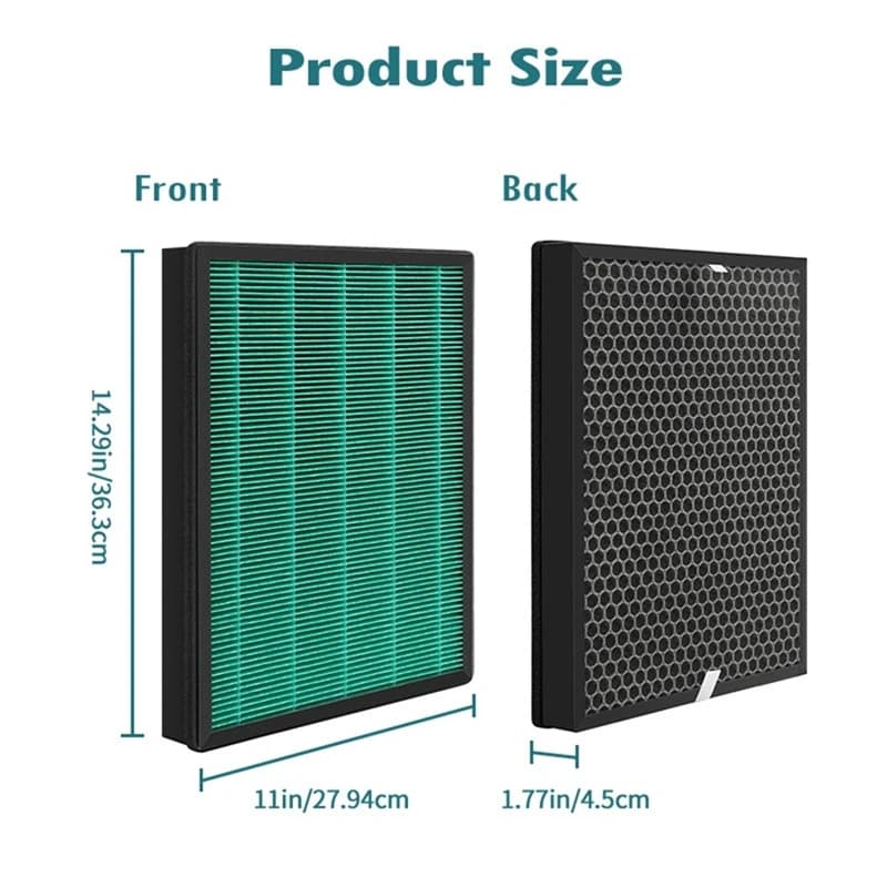 Filtro per purificatore d'aria 400/400S AP-2015 Vero filtro HEPA e carbone attivo 【A73 AcePro】