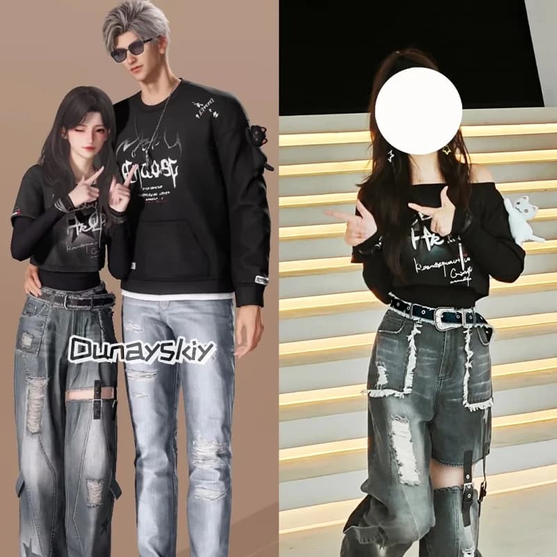Game Love And Deepspace Master control Cosplay Costume T-shirt Tops Trousers Full Set Women's costume Anime Party Suit Role-play