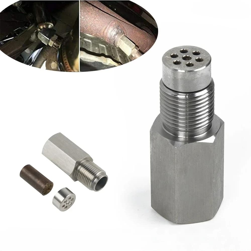 Adattatore sensore ossigeno 1 pz per auto, per la correzione della luce di controllo motore, distanziale sensore O2 a rete catalitica, mini convertitore catalitico