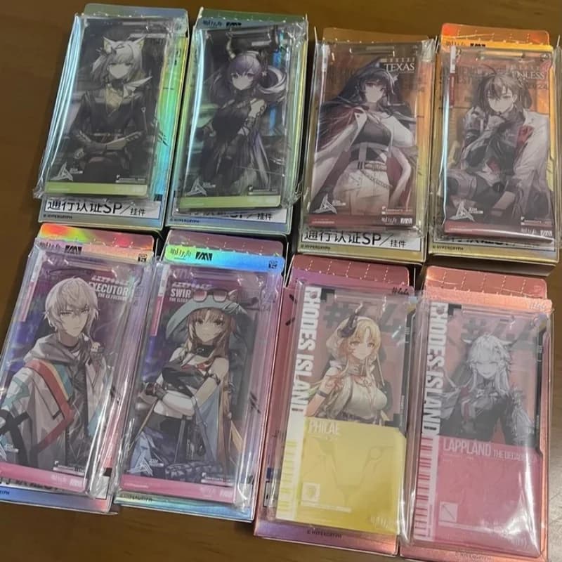 Merci ACG calde originali Arknights Pass Certificazione SP ACG Ciondolo Collezione viaggiatore Giocattoli Periferiche anime Regali per bambini