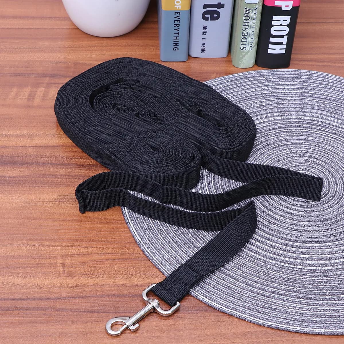 20M Dog Training Leash Heavy Duty Pet Training Lead Chromed Connector Durable Long Leash For Dogs Quick Release Grip