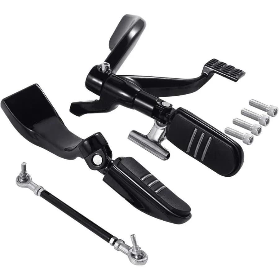Pedane di controllo medio in avanti Poggiapiedi Leva freno Kit di aggiornamento per Harley Sportster 883 20042013 Modelli XL Ferro 883 XL883N Ferro