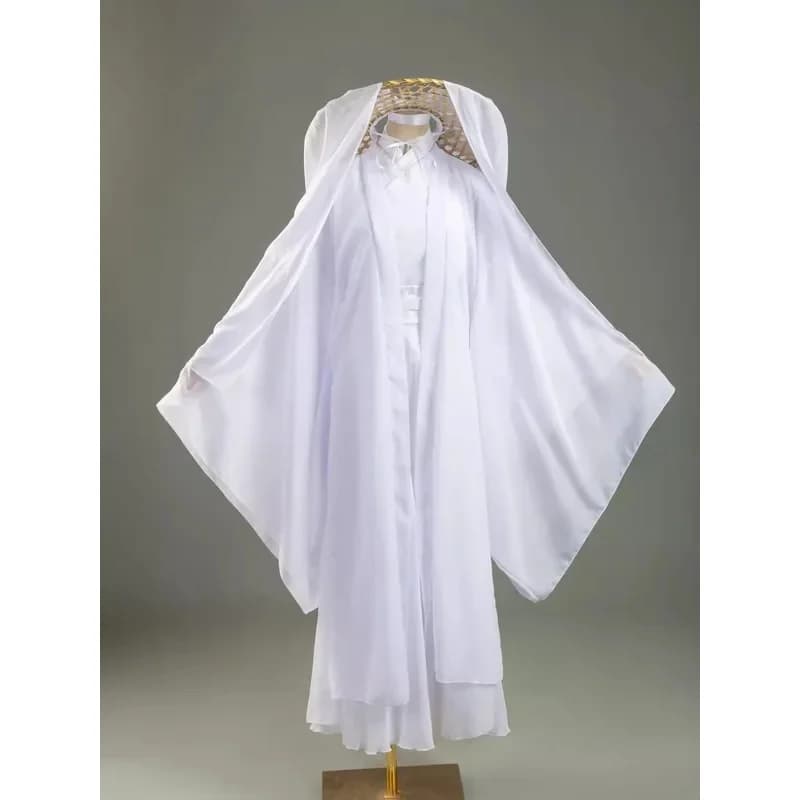 ☣2026 Medieval Papa Emeritus Cape Cosplay Costume Middle Ages Black Cloak With Hat Full Set For Adult Halloween Party☣~!