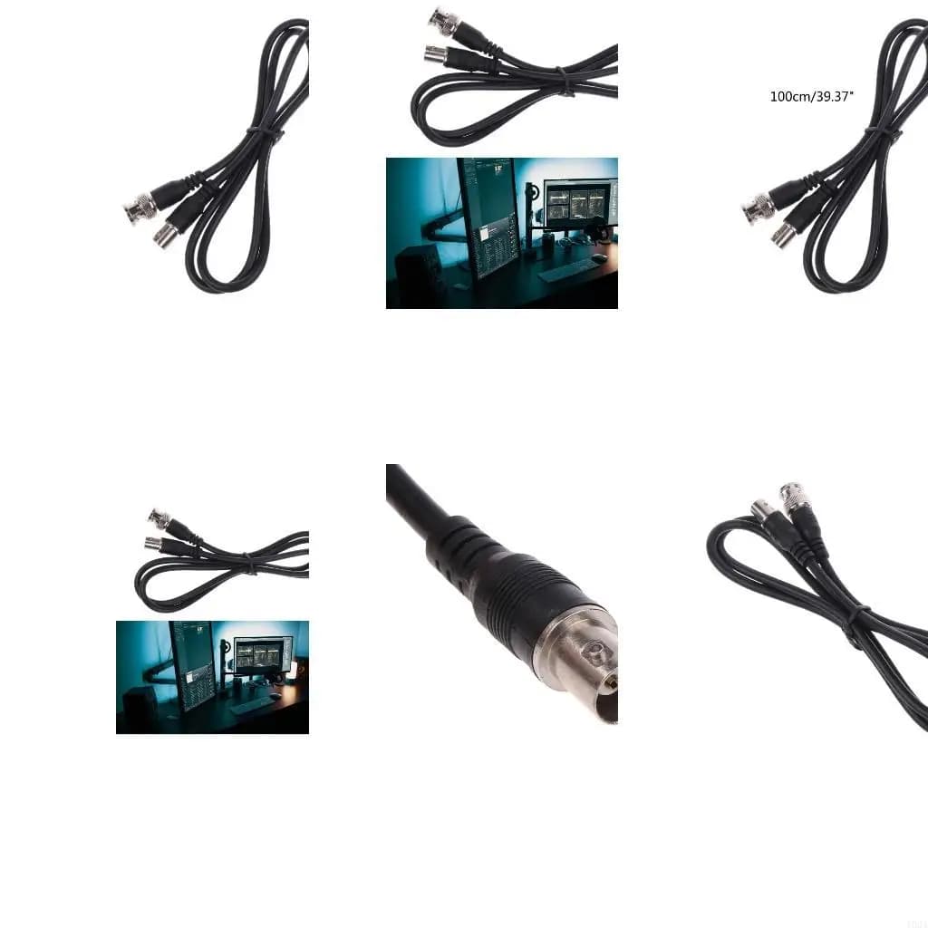 Adattatore video con connettore cavo coassiale maschio-femmina BNC da 1 M/3 piedi 193A per CCTV