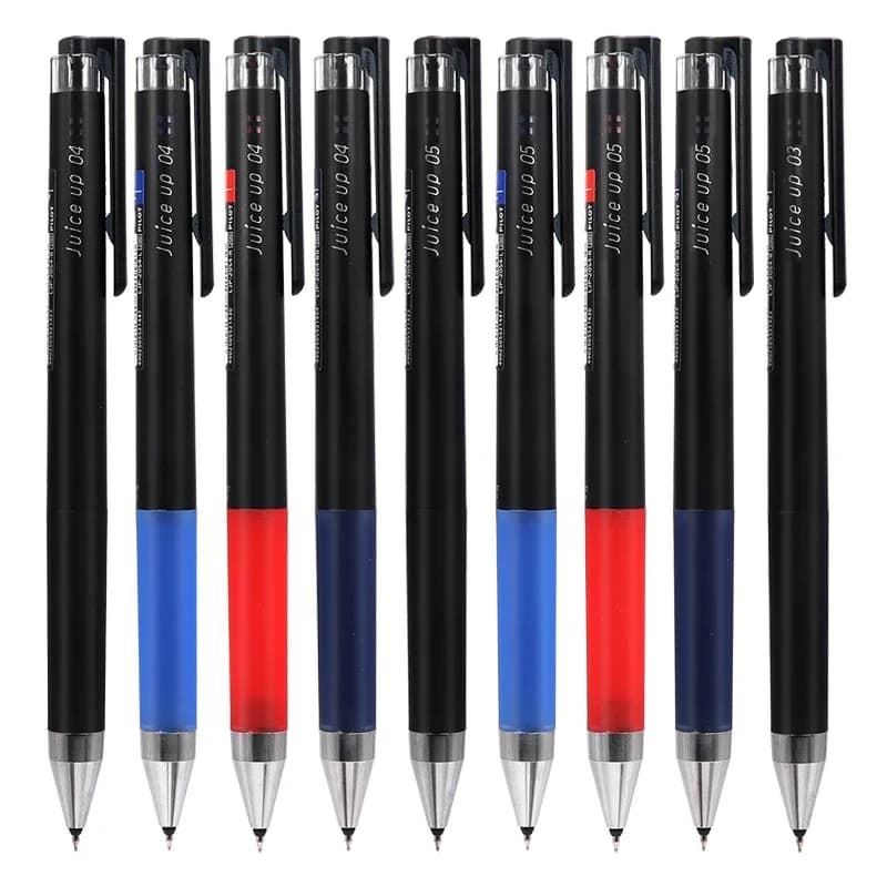 10pcs Japan PILOT Juice Up Gel Pen 04/05mm ST Nib nero/rosso/blu/blu nero inchiostro LJP-20S4 materiale scolastico