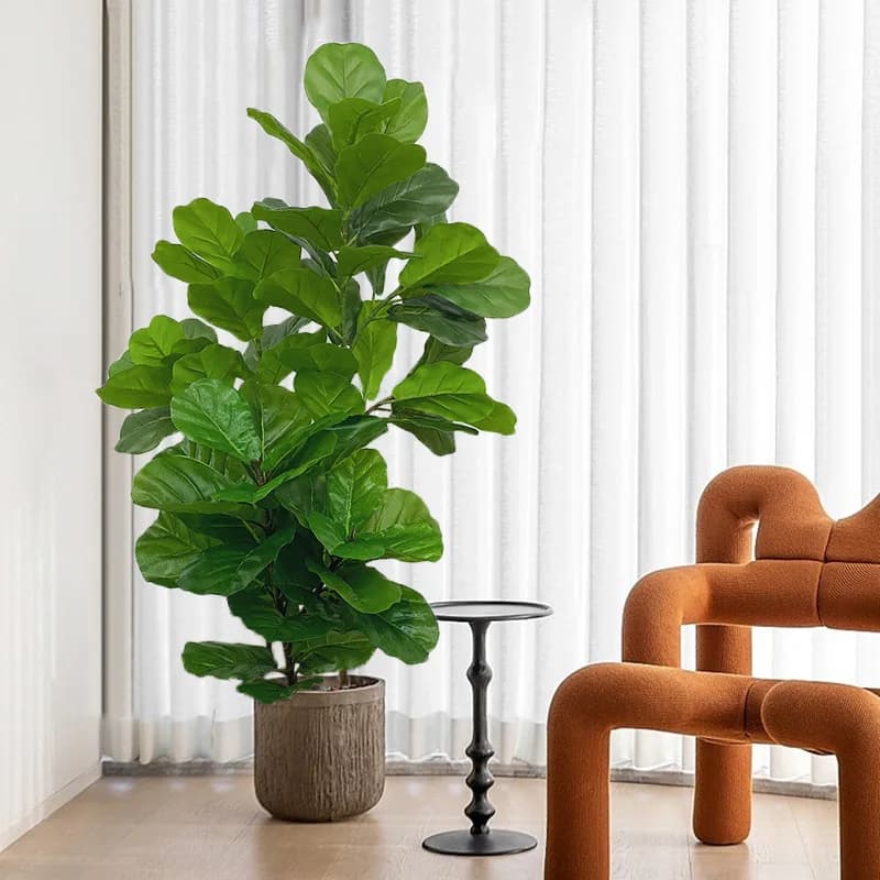 23-41 pollici albero di ficus artificiale piante finte palmo di plastica tropicale vero tocco foglie di banyan casa negozio ufficio arredamento del giardino