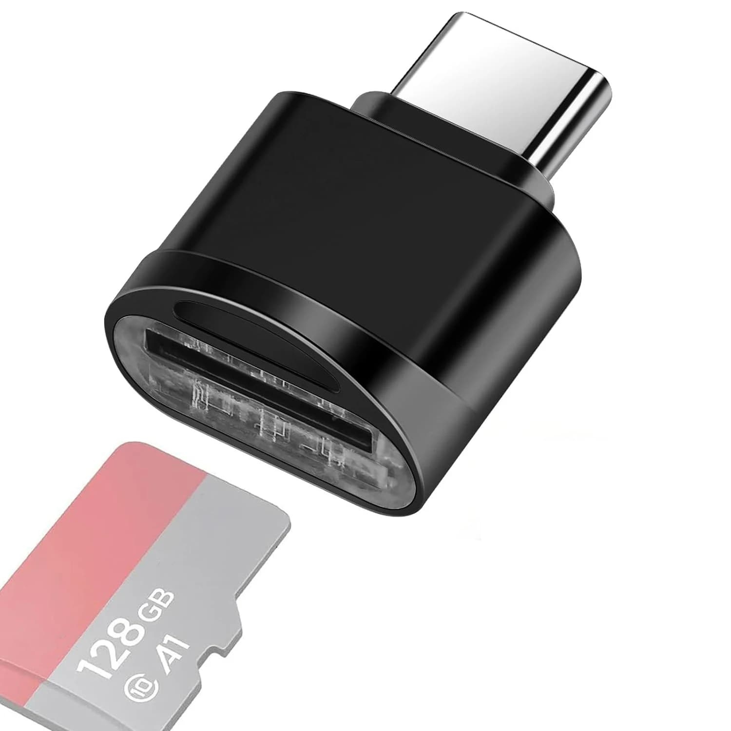 Lettore di schede TF, lettore di schede da USB C a SD, lettore di schede USB C, lettore di schede di memoria TF di tipo C per laptop MacBook IPhone 15 e Mor