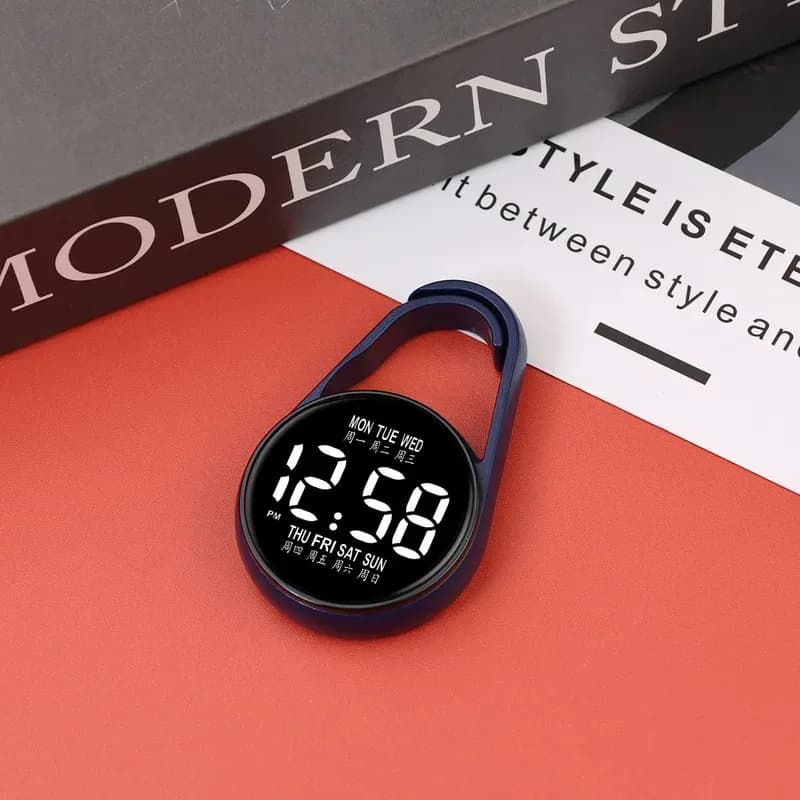 LED Electronic Wall Clock Electronic Hanging Watch Night Light Digital Electronic Hanging Watch Pocket Watch