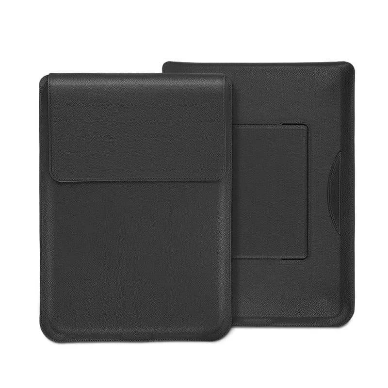 Borsa per laptop multifunzionale Borse interne per MacBook da 12/14/16 pollici Borsa per computer impermeabile resistente allo sporco in PU Staffe di aspirazione magnetiche