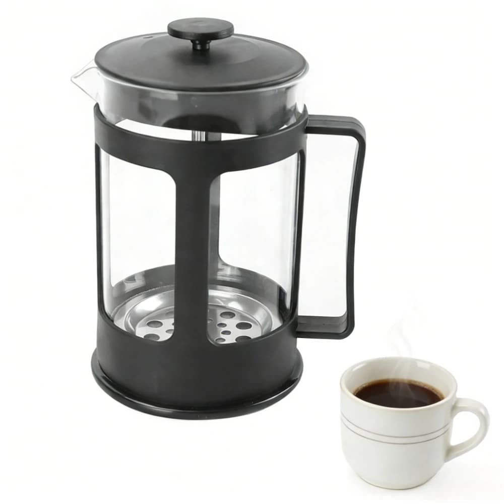 Caffettiera French Press Caffettiera con filtro Teiera multifunzionale Resistente al calore Versare sopra la caffettiera