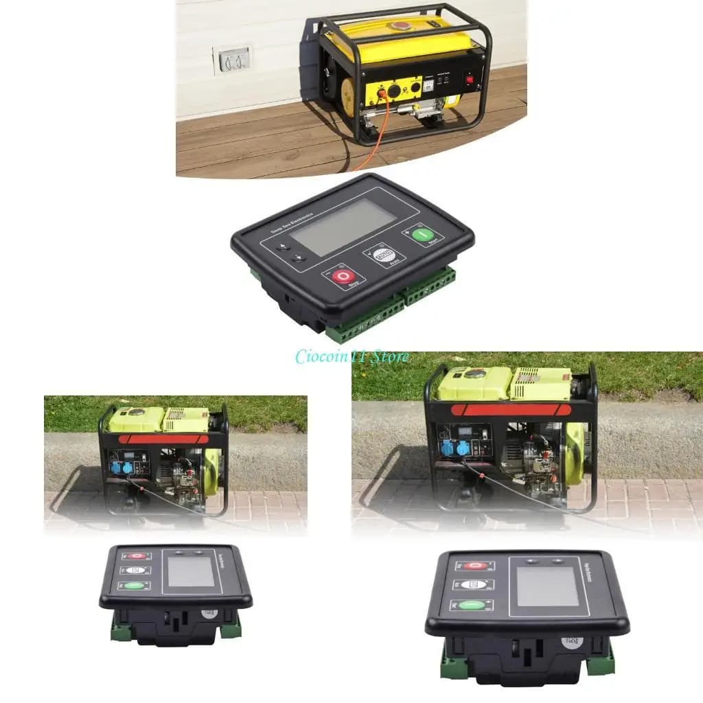 Controller AMF Y1UB GENSET DSE4520 PANNELLO GENERATORE ELETTRICO MANUALE AUTO MANUALE LED