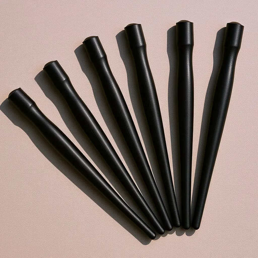 6Pcs Plastic Dip Pen Barrel Holder Set for Calligraphy Drawing Painting Writing Supplies Professional Reusable Nib Compatible