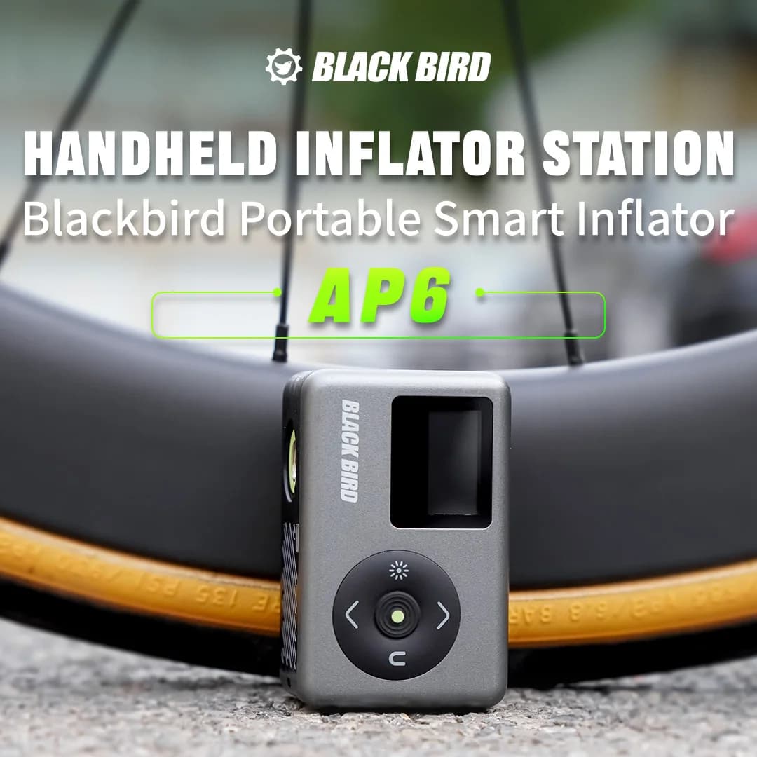 Pompa d'aria portatile wireless Blackbird Mini AP6 per ciclismo - Bici da strada Bici elettriche - Mini pompa da ciclismo