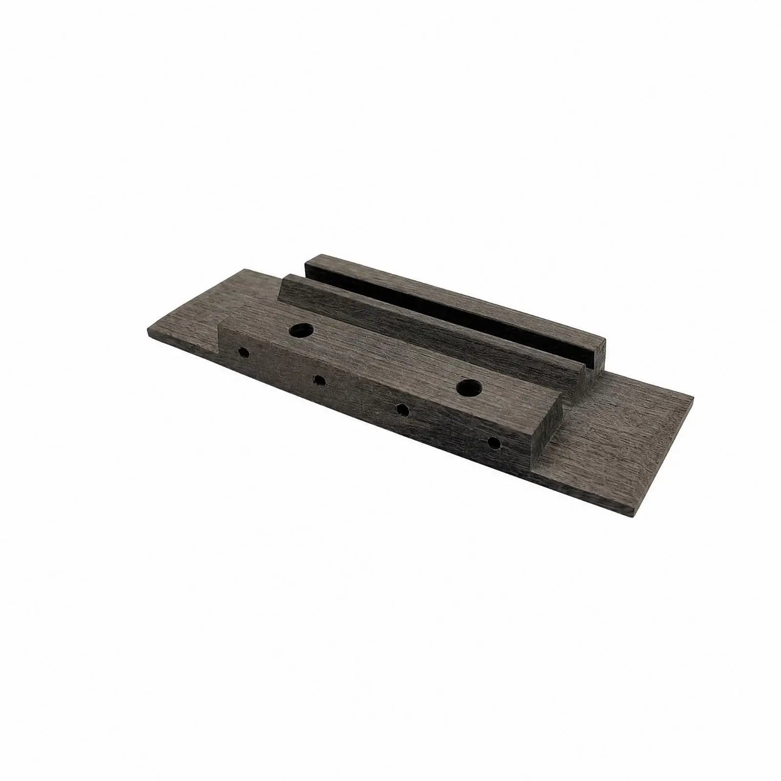 Flat Base Rosewood Ukulele Bridge for 4 String Guitar Maintenance and Custom Assembly Work