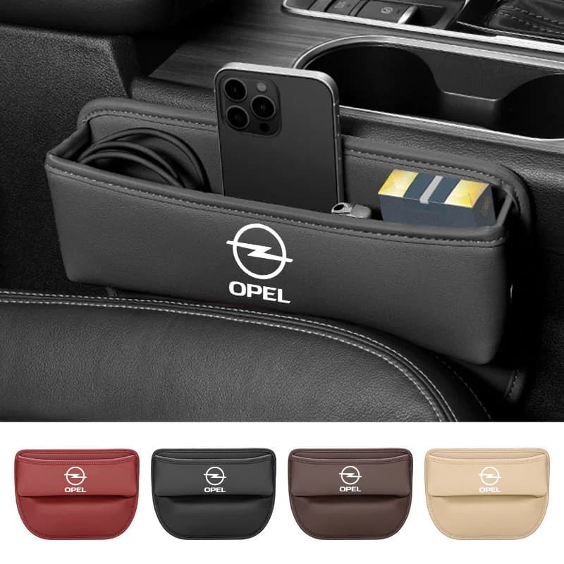 Interni auto Sedile Gap Organizer Borsa Scatola di Immagazzinaggio di Fessure Per Opel Astra Grandland Corsa Mokka Frontera Insignia Zafira Vivaro