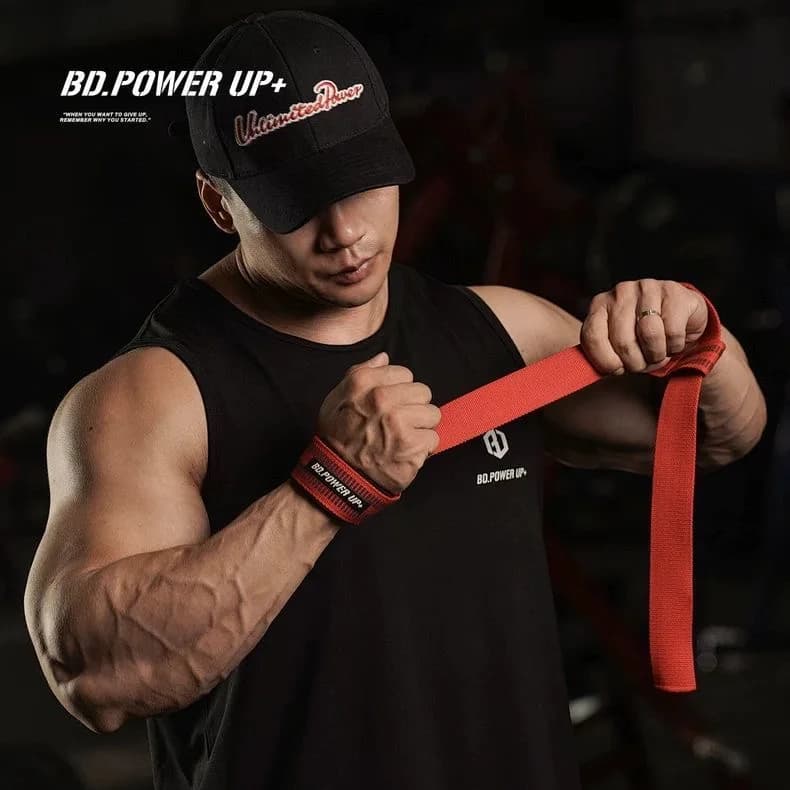 Wrist Straps for Weight Lifting Strength Training Adjustable Anti-Slip Gym Fitness Lifting Strap Wrist Support Powerlifting Handle Band