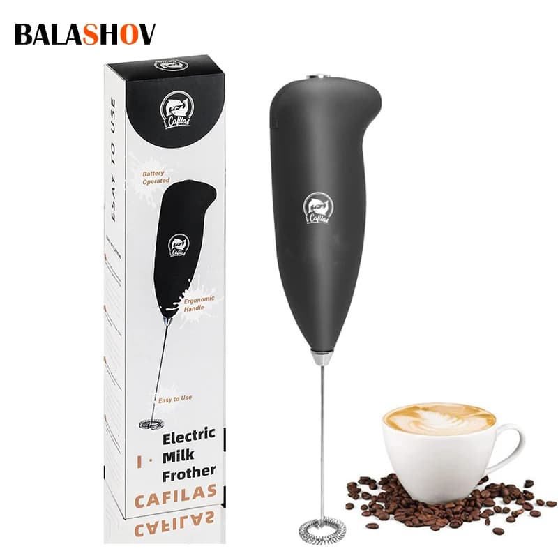 Electric mini foamer portable coffee maker frullino for egg shaker for chocolate cappuccino whip mixer tools