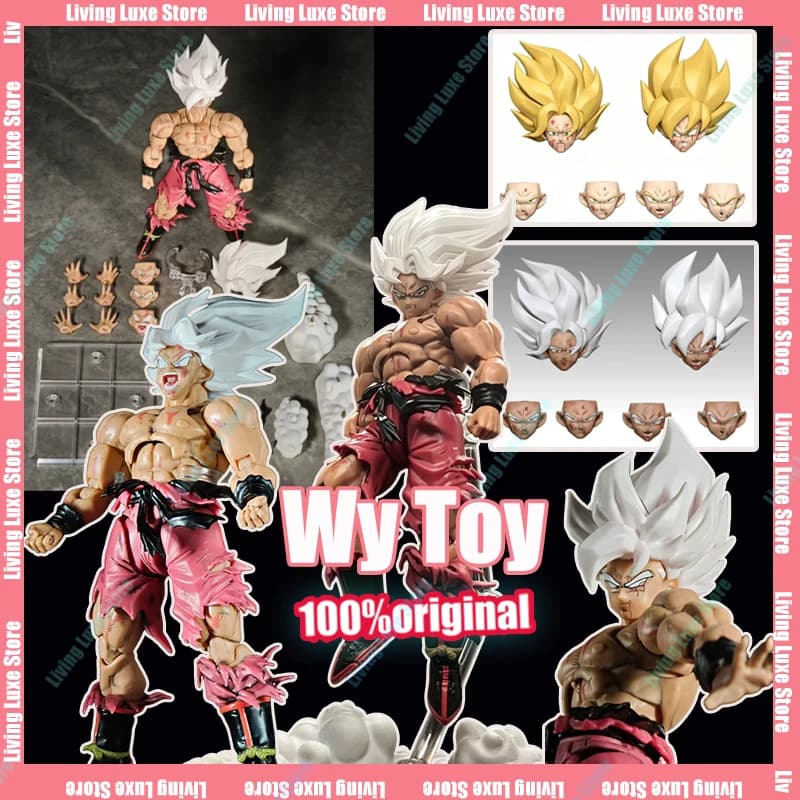 Wy Toy Dragon Ball Z SHF Legendary Super Saiyan Goku 3.0 Weekly Color Revenge Fury Action Figure Articolata Modello Anime Giocattolo