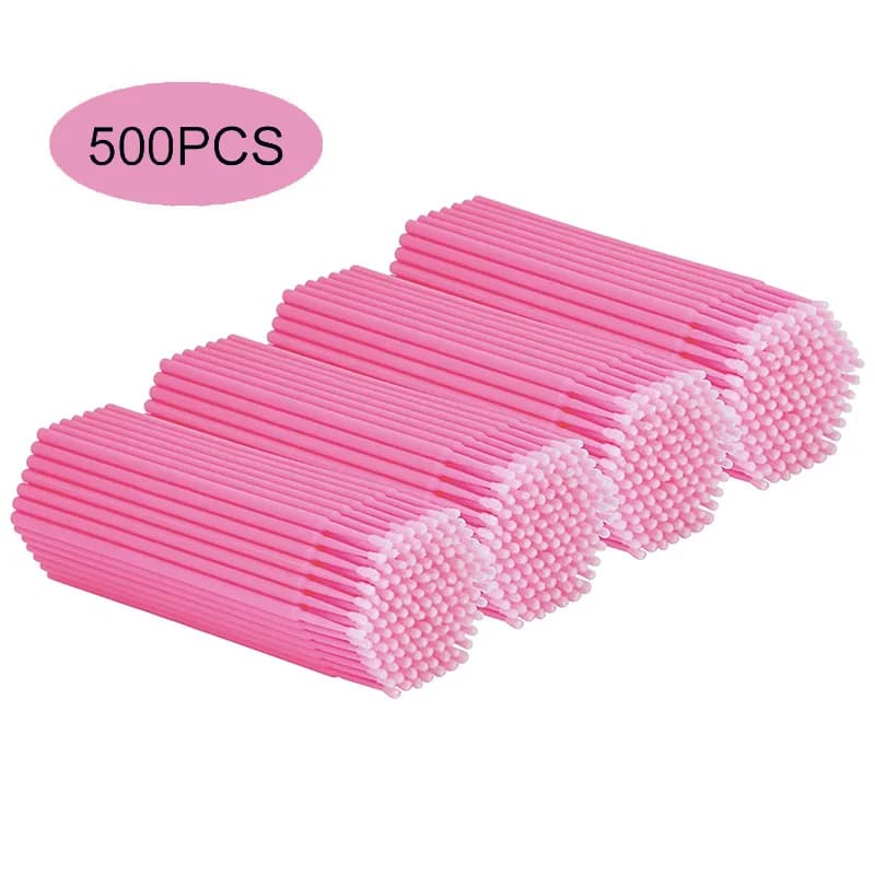 500 pcs/lot Extension of Eyelashes Wipers For Cleaning Lash Lift Colla Remover Microblade Micro Brushes Tool