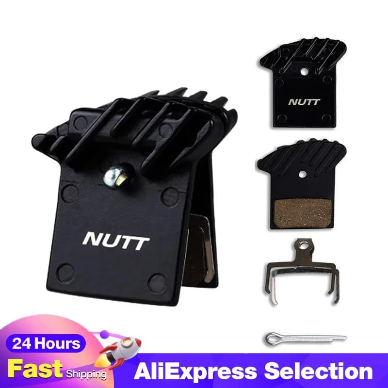 Pastiglia freno a disco idraulico per bicicletta Nutt per freno a olio Nutt Avid Bd1 Bd3 E9 Pastiglia freno per scooter con dissipazione del calore in resina semimetallica