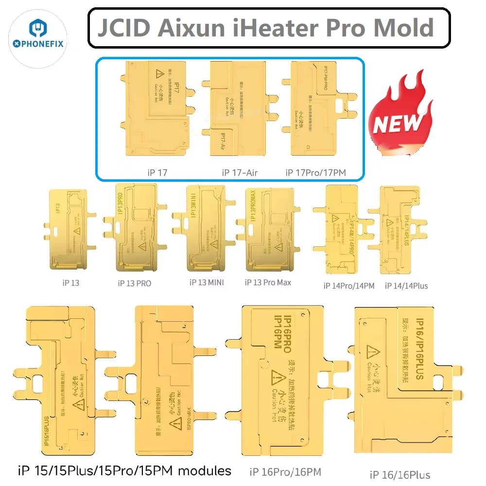 JC Aixun iHeater Pro Moduli di Riscaldamento Stazione di Preriscaldamento per iPhone X-17 ProMax Scheda Madre Fotocamera Posteriore Riscaldamento Separazione Riparazione