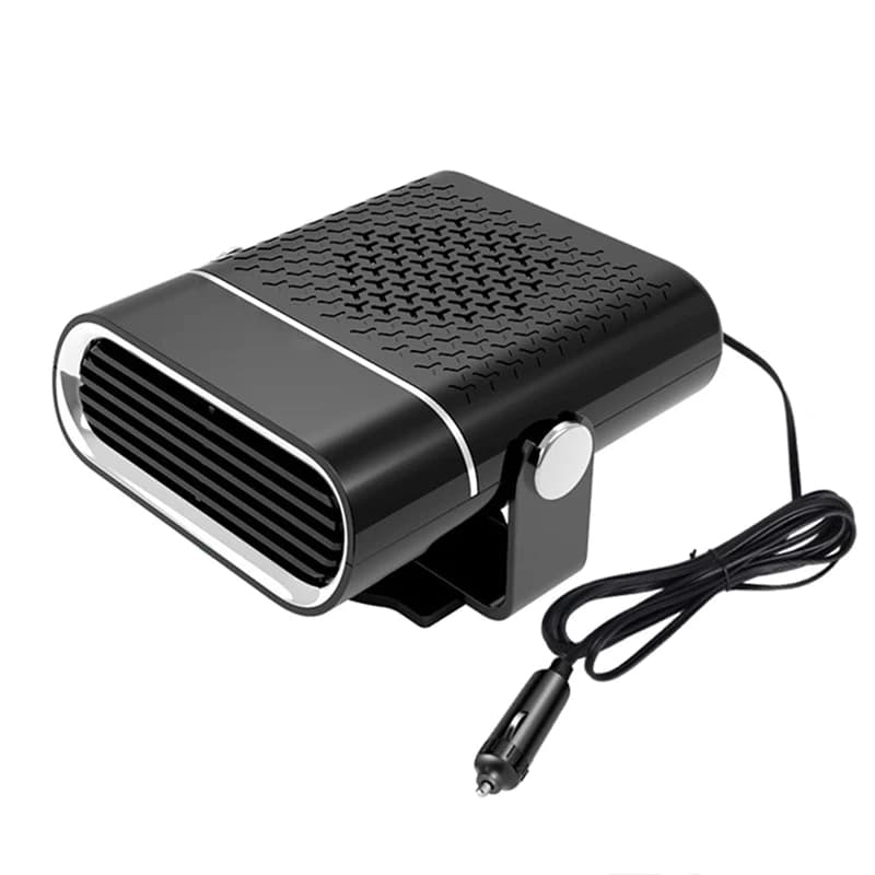 Ventilatore Riscaldante Portatile per Auto a 360 Gradi 12V/24V, Raffreddamento e Riscaldamento Elettrico, Sbrinatore e Antiappannamento per Auto e Camion