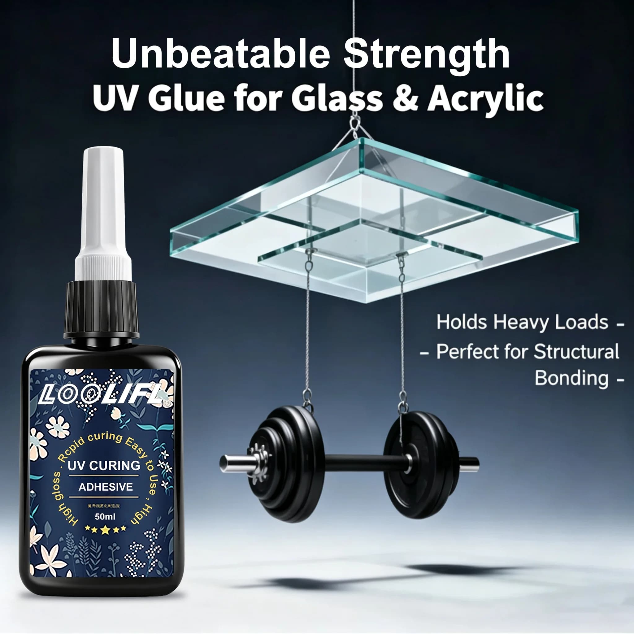 Uv Glue, Specialized Glue for DIY Crafts, High Transparency, Quick-Drying Crystal Resin for Making Heat-Shrinkable Small Ornaments, Sealing Gaps, Filling Uv-Curable Epoxy Resin, Shadowless Glue, Transparent Waterproof