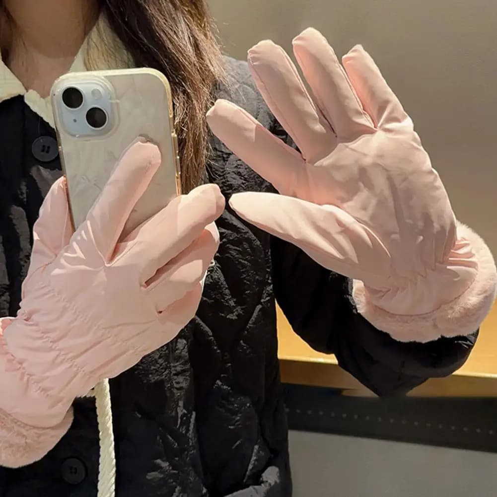 Winter Cycling Accessories Winter Touchscreen Cycling Gloves for Women Thick Waterproof Ski Mittens with for Outdoor for Winter