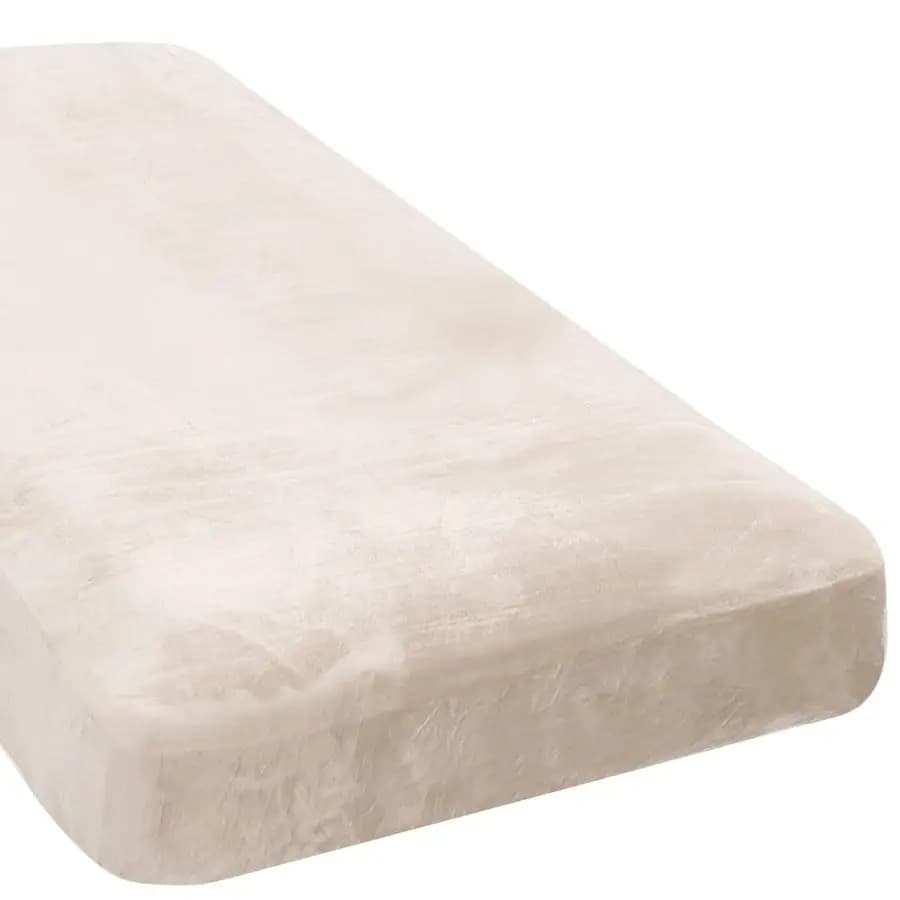 Elasticized Velvet Cover for L Sofas, Furniture Protection with Bearings, Suitable for both Left and Right Side