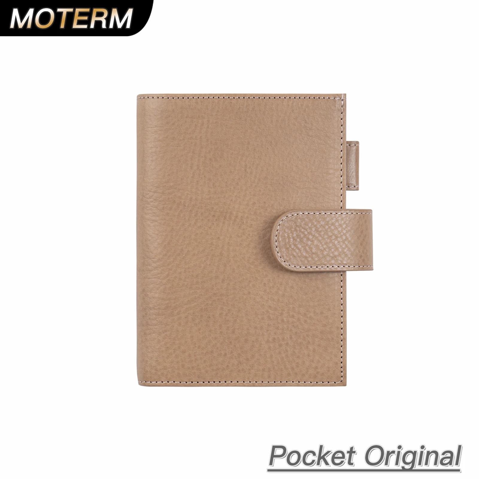Moterm Copertina agenda originale per notebook tascabile Moleskine (3,5 x 5,5") Agenda organizer per notebook in pelle conciata al vegetale