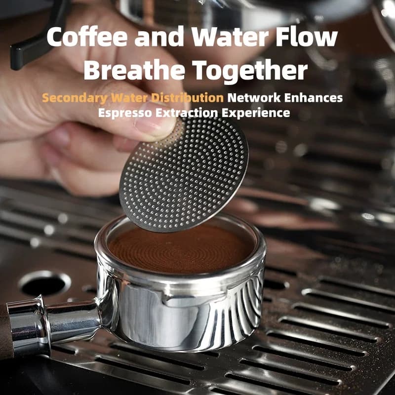 304 stainless steel double layer filter screen suitable for powder bowl with coffee machine handle 51/53/58mm