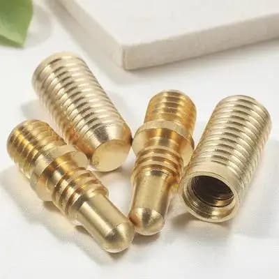 2 Set di Viti in Rame per Giunti Stecca da Biliardo, Resistenti alla Ruggine, per Riparazione Stecche da Biliardo, Viti in Rame Resistenti
