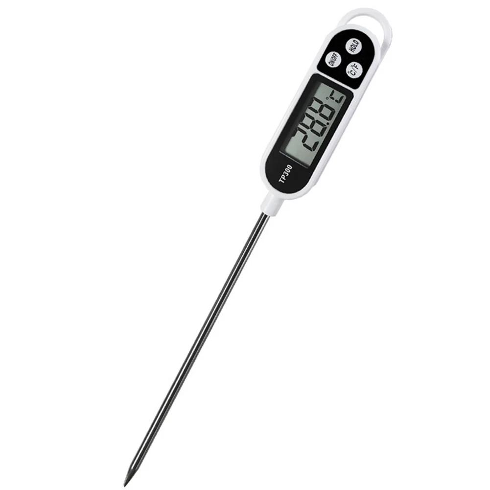 Electronic thermometer for food TP300 Instant reading meat thermometer LCD display Digital thermometer for milk for meat/kitchen/barbecue/latte