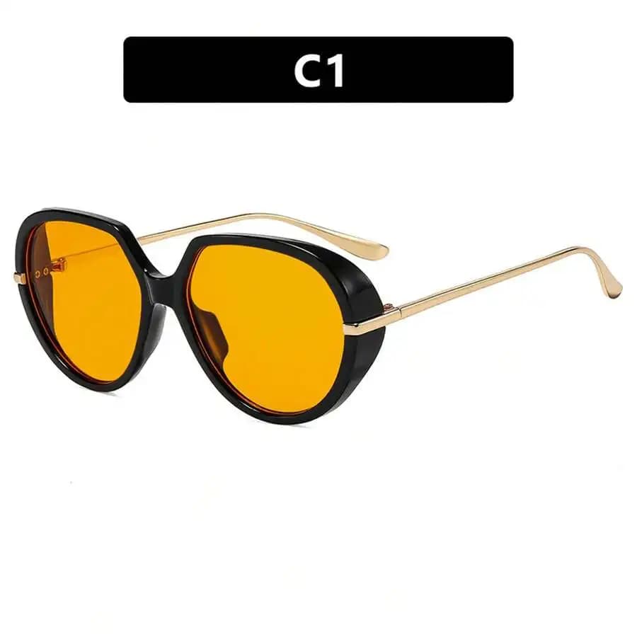 Round-Frame Aviator-Shaped , 2026 New Fashion, European And American Style, Same Style As Popular On , Women's