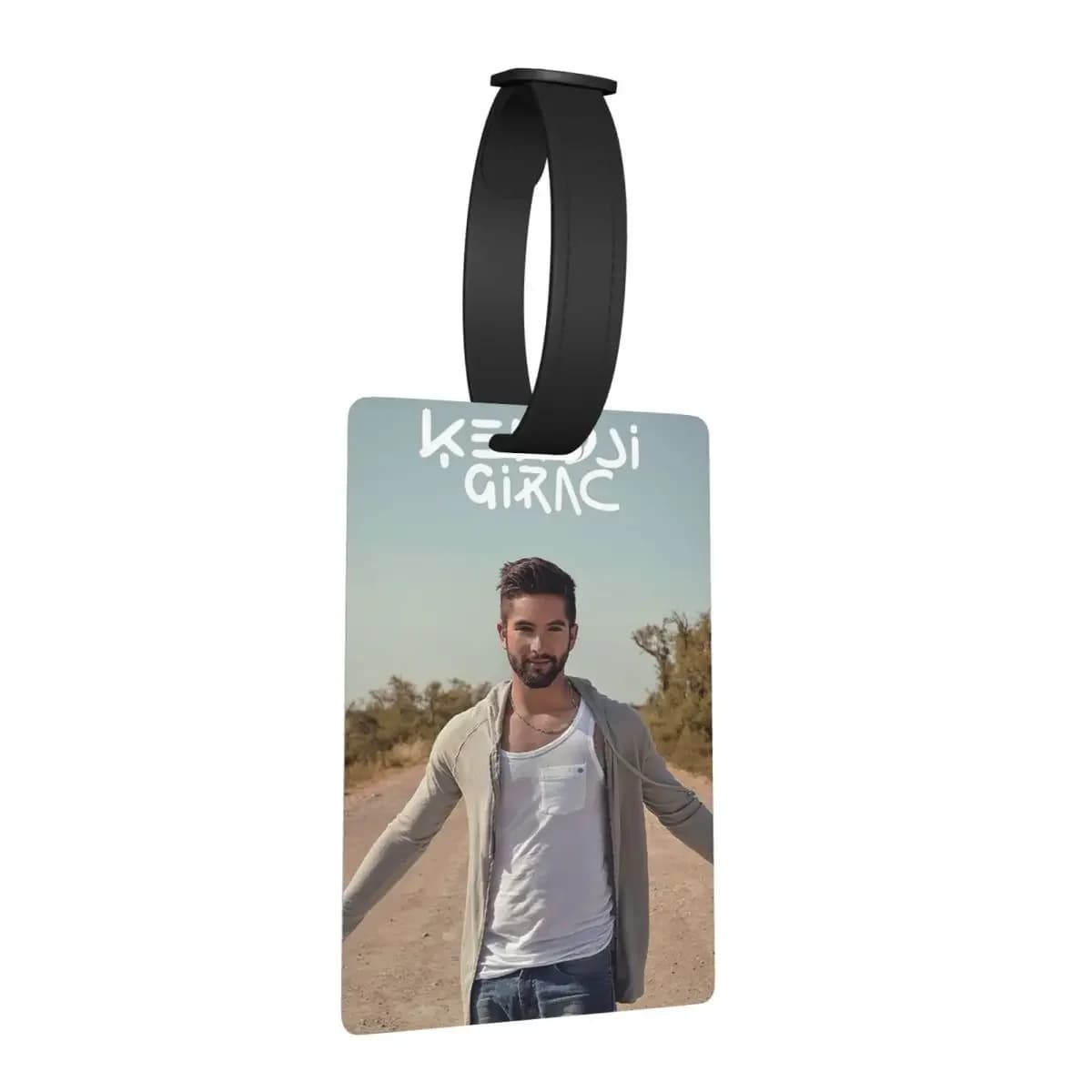 Kendji Girac Gitano Etichette per bagagli Accessori per valigie Viaggi Bagagli portatili Etichetta d'imbarco Porta etichette ID Nome Indirizzo