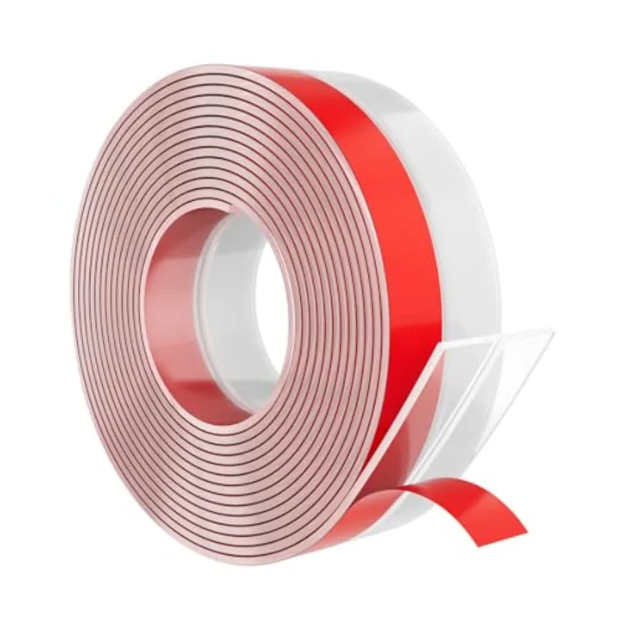 Guarnizione in silicone resistente per porte e docce in vetro, 36 piedi x 3 pollici, spessore extra 2 mm, per isolamento termico e protezione dagli agenti atmosferici.