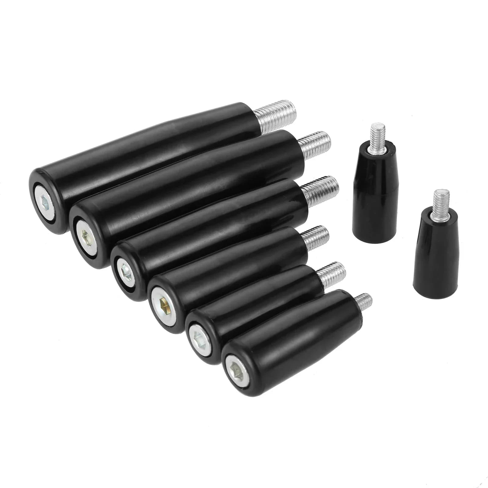 1 pz M6 M8 M10 maniglia girevole manopola in metallo di plastica filettatura maschio vite volantino adatta per fresatrice tornio rettifica