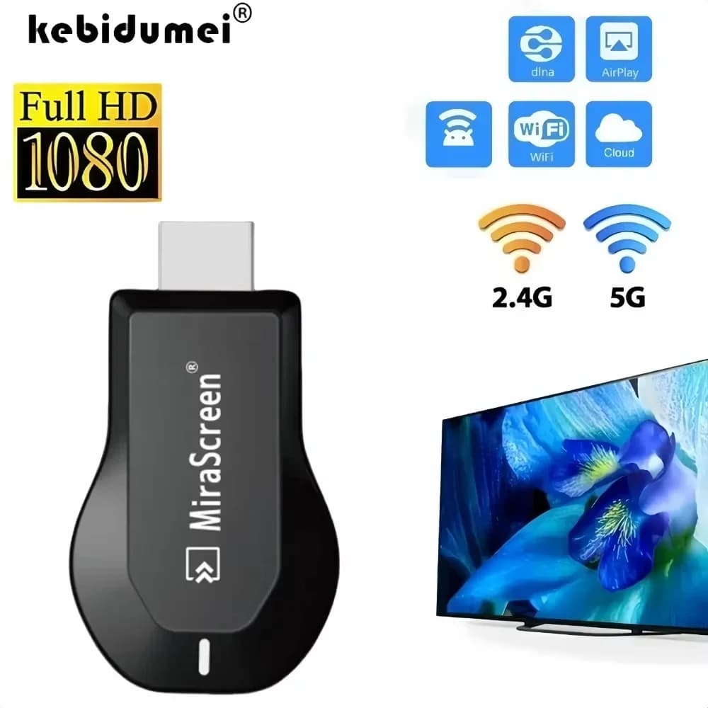 KEBIDUMEI 1080P M2 Pro Trasmettitore Audio Video Wireless WiFi TV Stick Display Dongle Proiettore Schermo Smart TV Compatibile HDMI