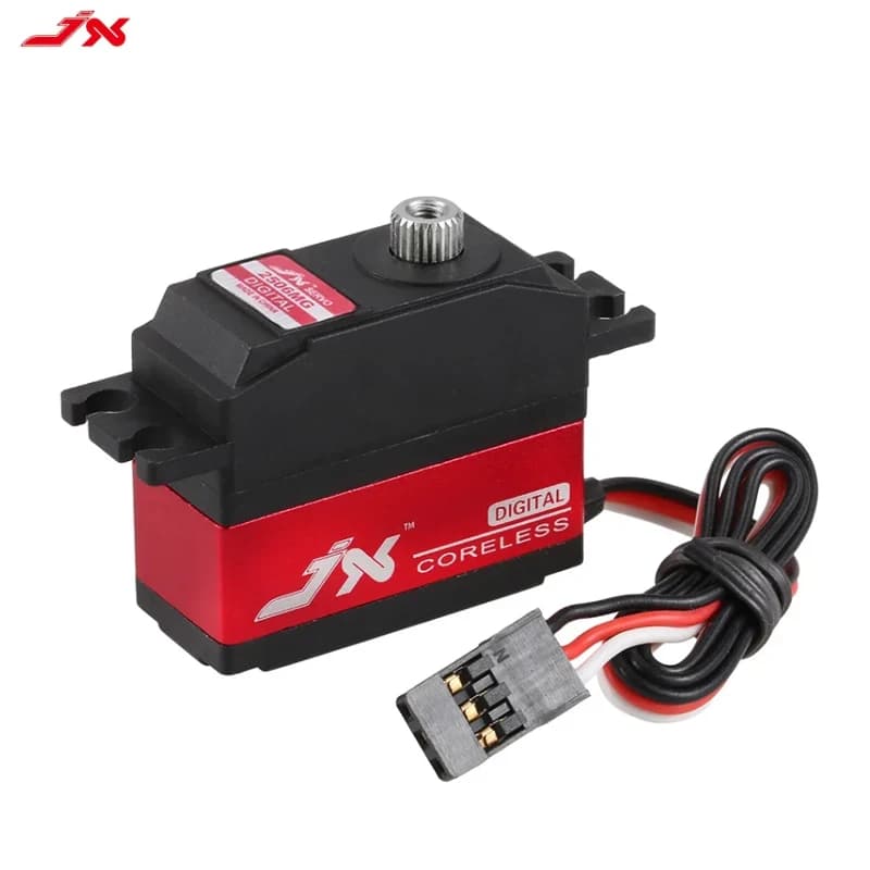 JX Servo PDI-2506MG 6.6KG Metal Gear Digital Coreless Servo per RC Auto RC 450 500 Elicottero Aereo ad ala fissa