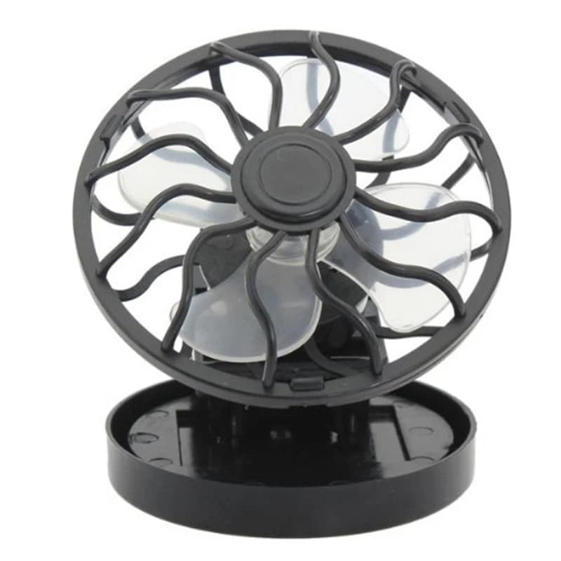Portable Mini Solar Clip Fan Summer Hat Cap Clip Cooler Fan Outdoor Camping Hiking Wilderness Survival Cooling Fan