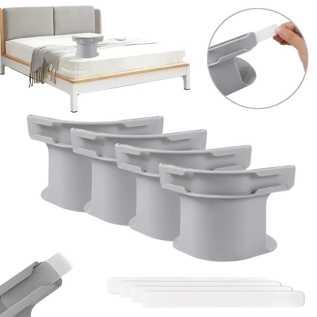 4Pcs Heavy Duty Bedsheet Corner Tightener Clips, High-quality Durable Bed Sheet Grippers for Mattress Protectors, Keep Sheets Smooth