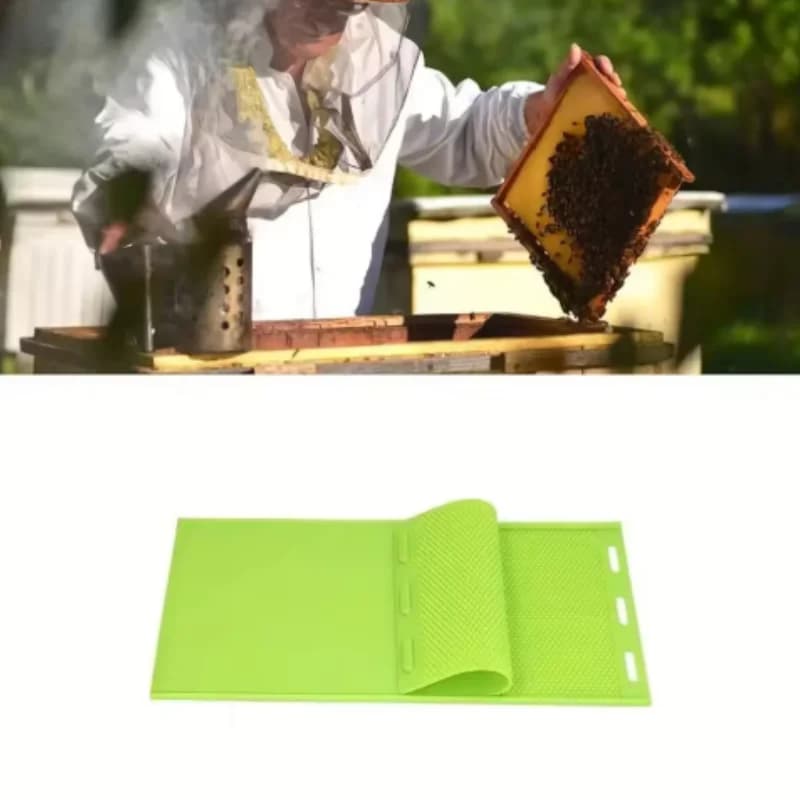 DIY Honeycomb Bee Wax Silicone Machine Foundation Beeswax Sheets Mold Flexible Beeswax Foundation Press Mould Beekeeper Candle