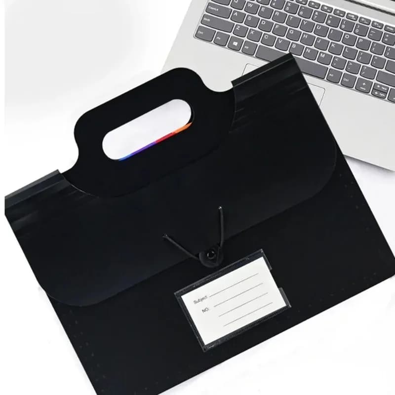2026 NEW HOT A4 Portable Expanding File Folder with Handle - Accordion Organizer for Office and School Document Storage