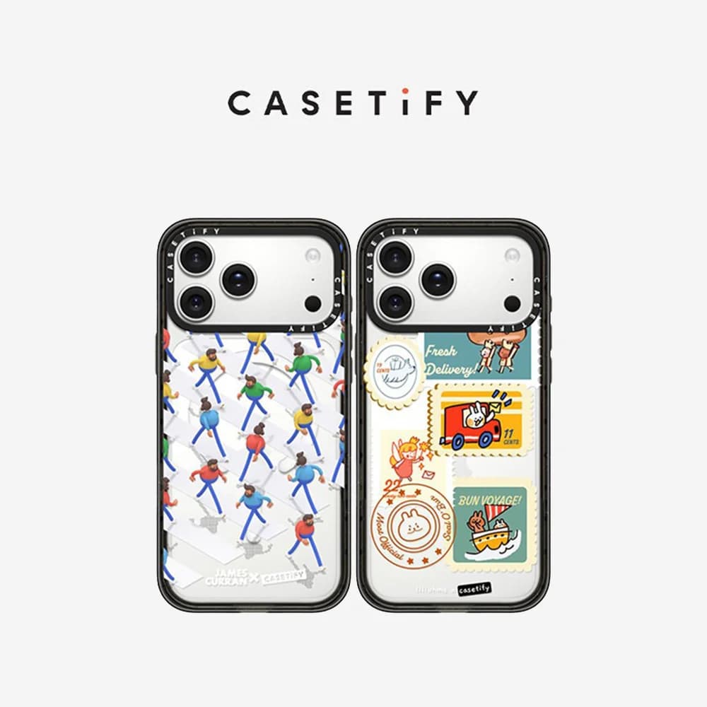 CASETiFY James Curran Liliuhms Series Magnetic Drop-proof Case for iPhone 13 14 15 16 17 Pro Max Air Plus Protect Cover