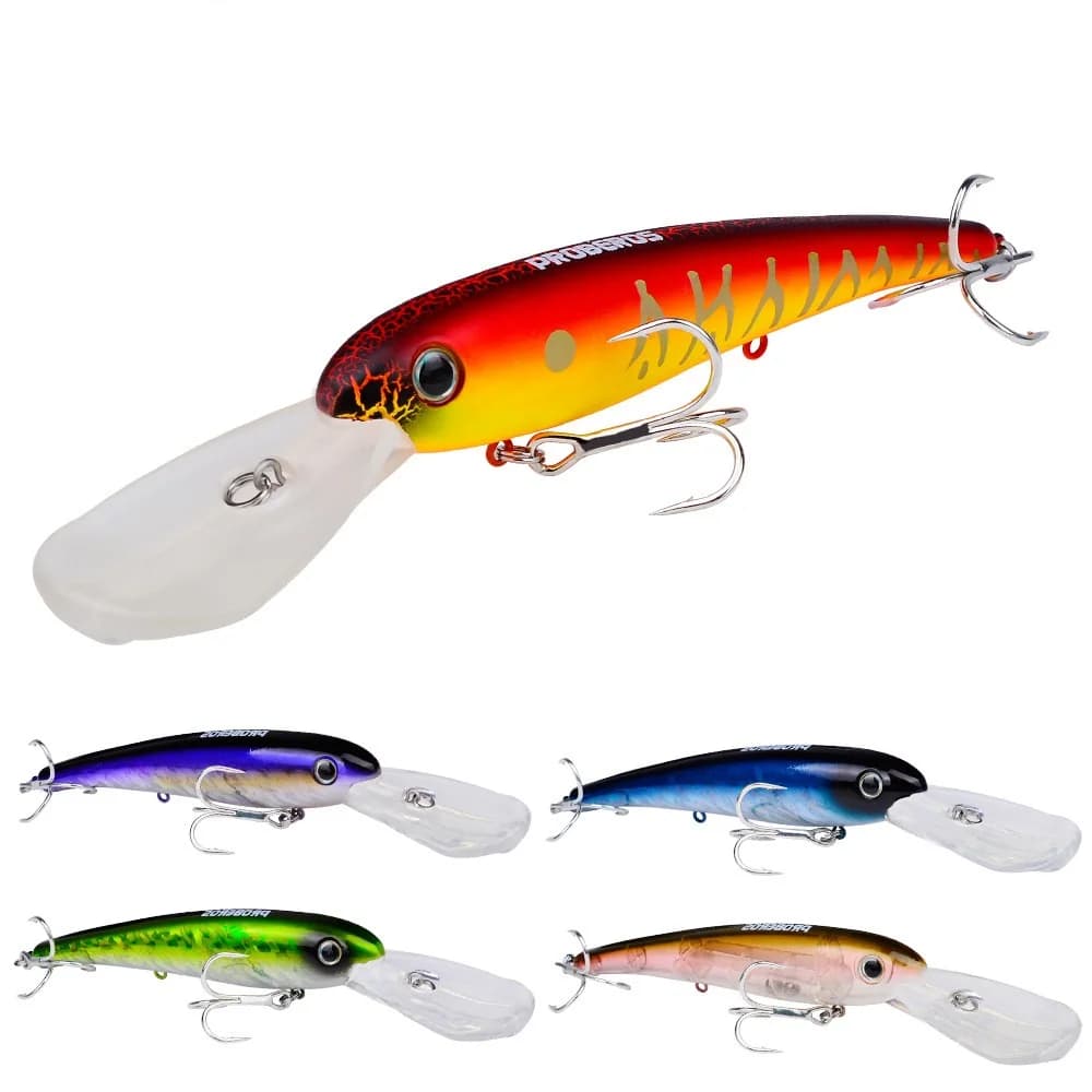 1 pz 43G 20 cm esca da pesca galleggiante con ganci - esca artificiale realistica per la pesca alla spigola d'acqua dolce e salata