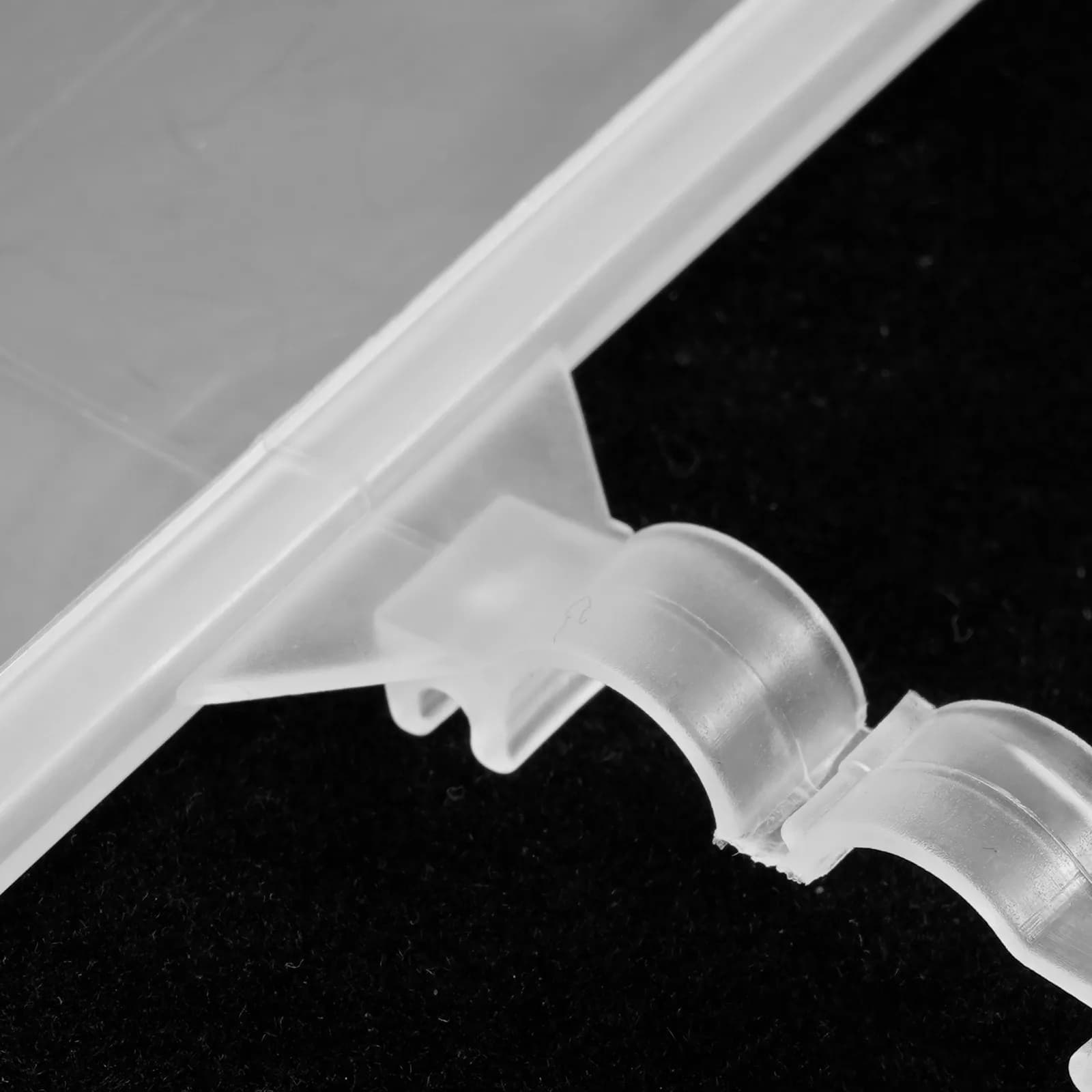 20 Pezzi Portaetichette in Plastica con Clip per Scaffali, Espositori per Negozi e Supermercati