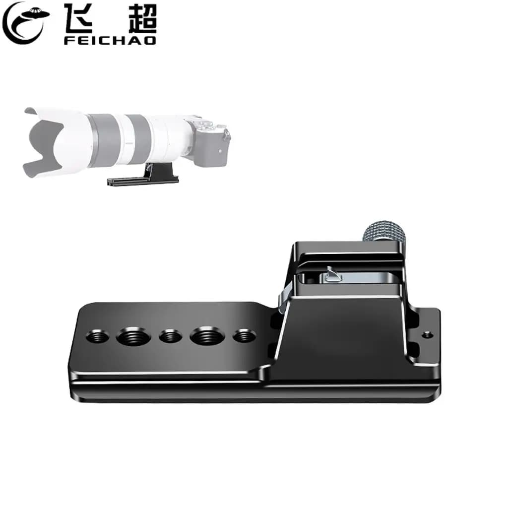 Collare per obiettivo in lega di alluminio supporto per piede supporto per treppiede Base ad anello per Sony FE 70-200mm/100-400mm supporto per obiettivo con 38mm Arca
